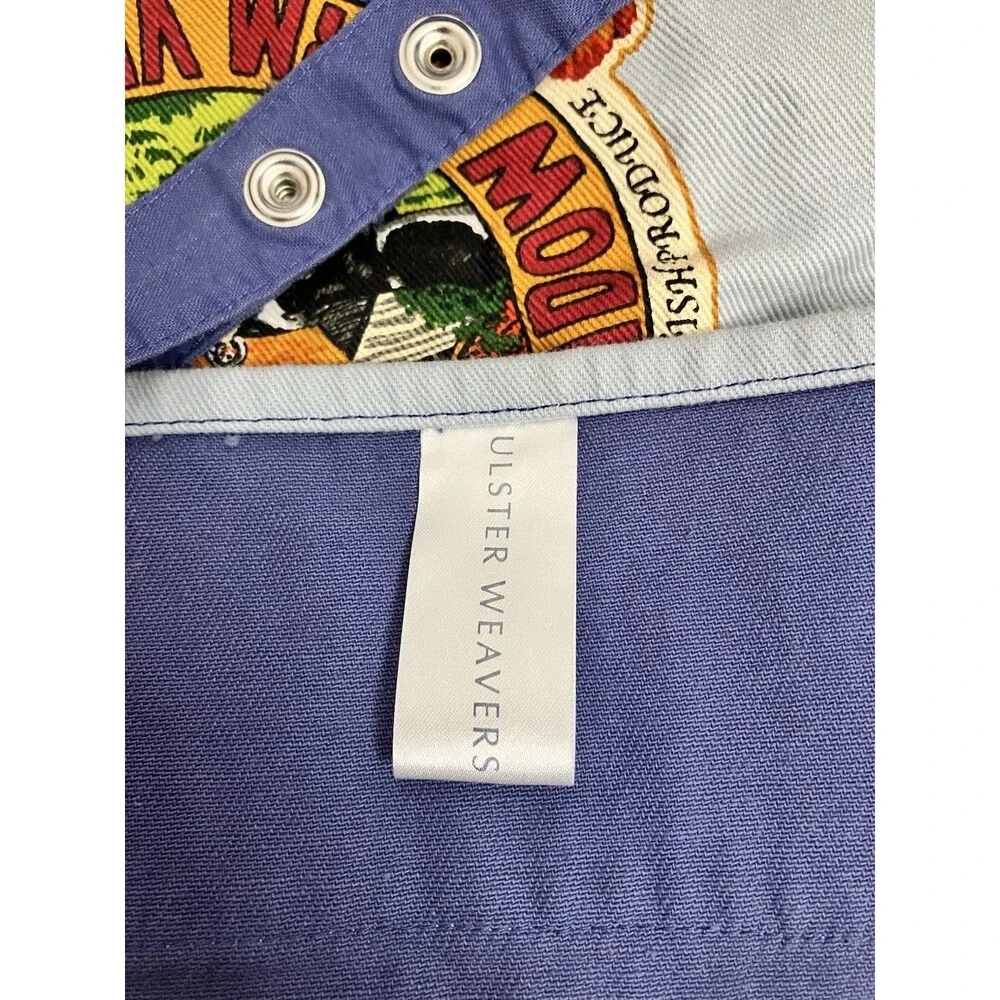 Gardening Apron With Front Pocket 100% Cotton Adjustable Length, Back Ties